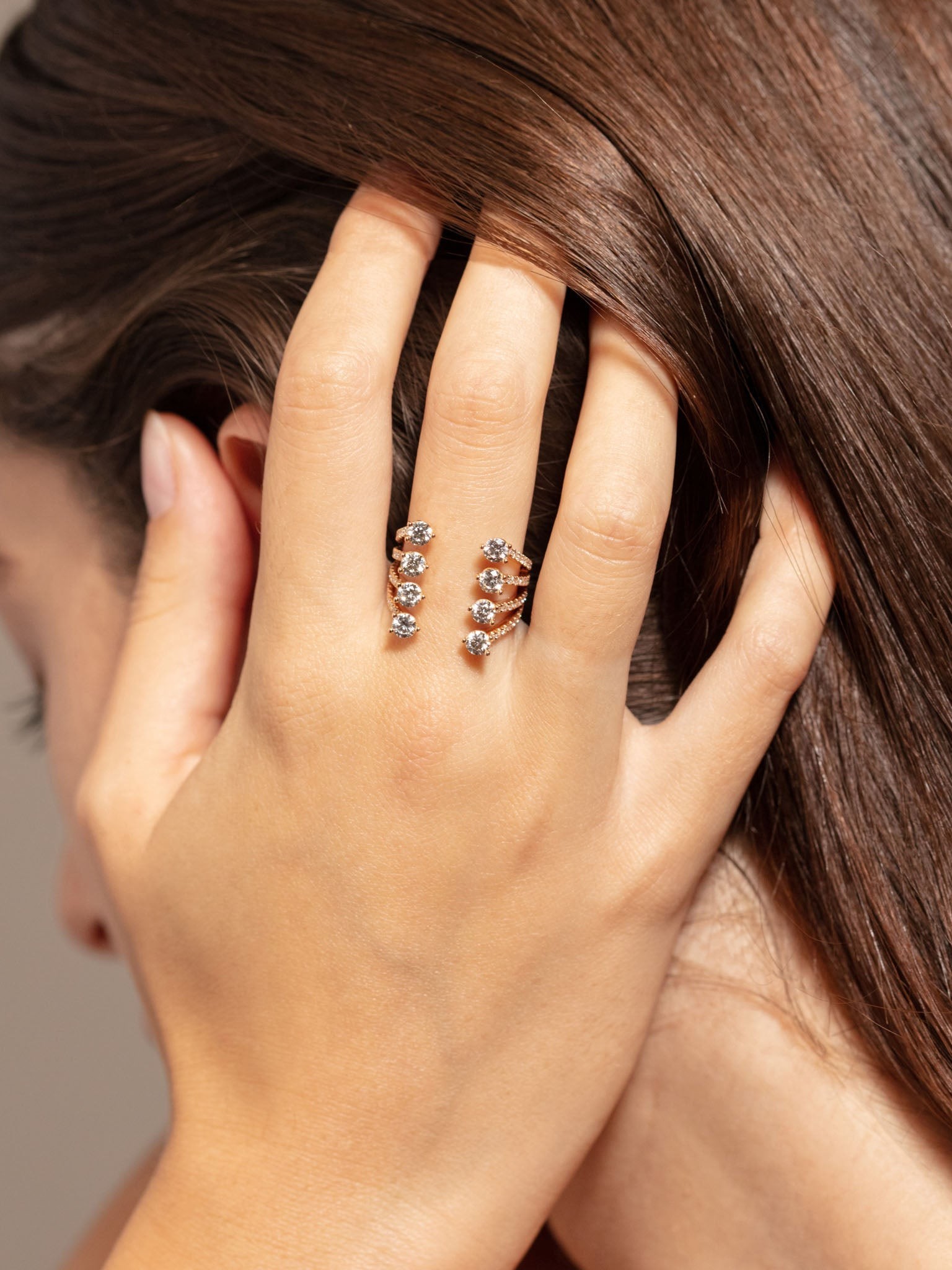 Dots pavè ring